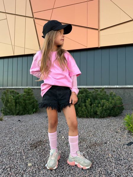 Дитячий лонгслів oversize з прозорими сітчастими рукавами 390 фото
